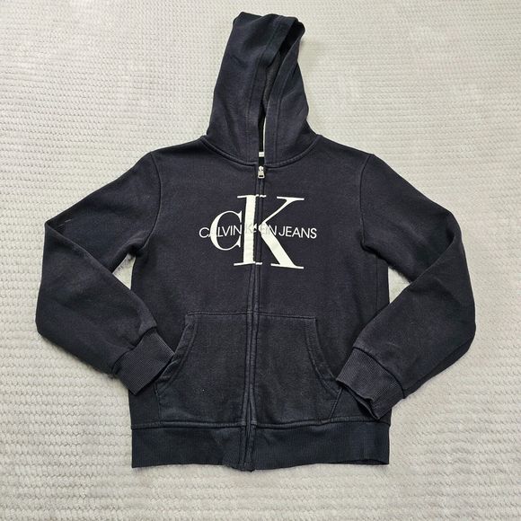 Children's Calvin Klein Black Jacket No Size Measures Small - Picture 8 of 14